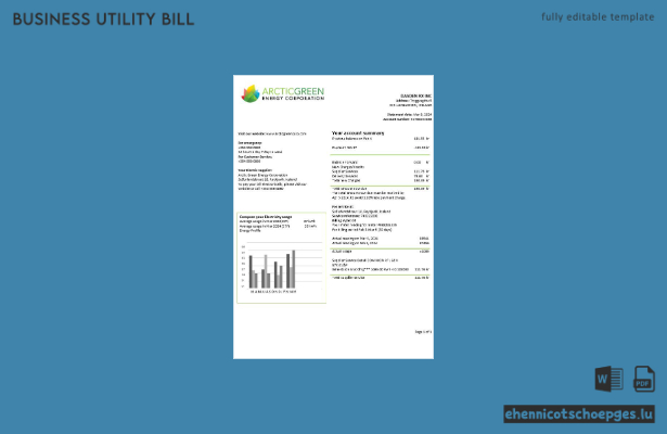 Beispielrechnung der Iceland Arctic Green Energy Corporation für Stromgeschäfte